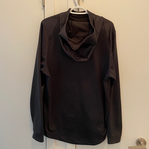 NIKE MEN'S DARK GREY DRI-FIT HIGH NECK HOODIE PULLOVER - Picture 5 of 5